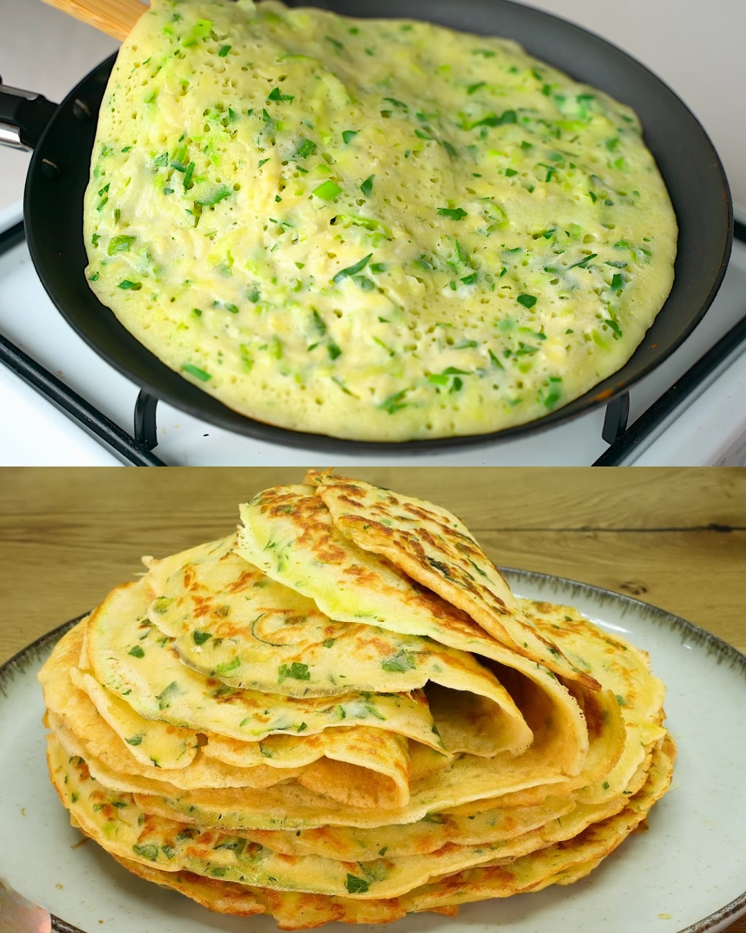 Panqueques de verduras