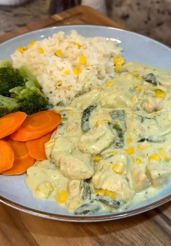 POLLO CON RAJAS EN CREMA POBLANA!